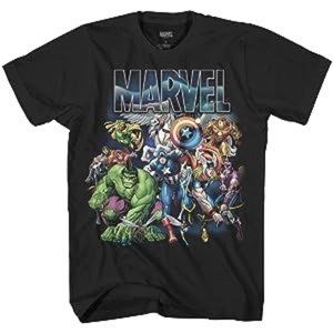 Marvel with Wings T-Shirt for Men Adult Graphic Tshirt